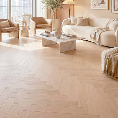 RP Herringbone Heather 12 Engineered Wood Flooring Livingroom