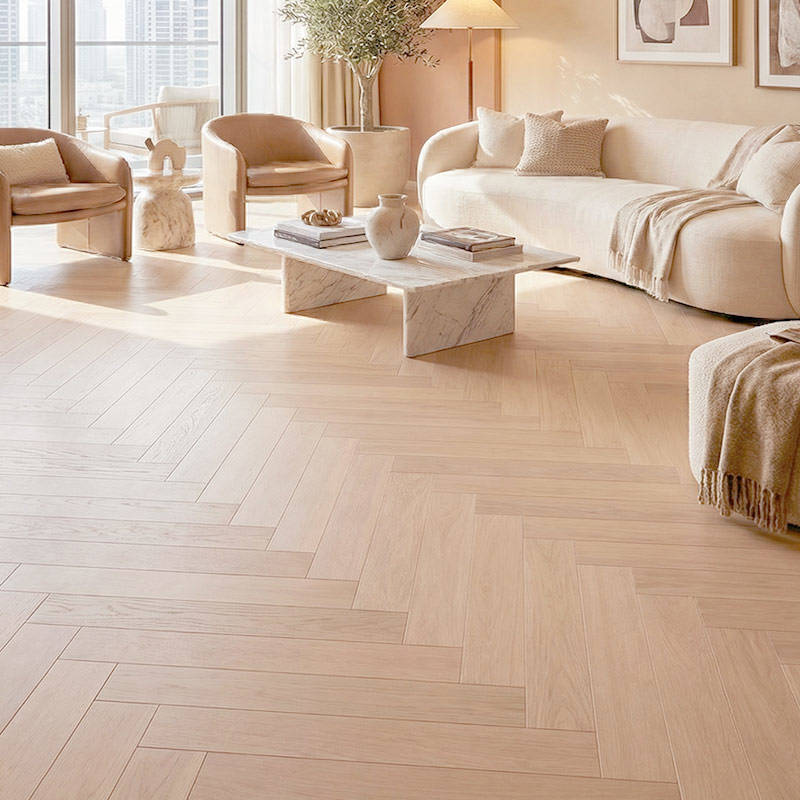 RP Herringbone Heather 12 Engineered Wood Flooring Livingroom