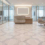 RP Chelsea Square Linear Vogue Ivory 06 Reception Parquetry Wood Flooring
