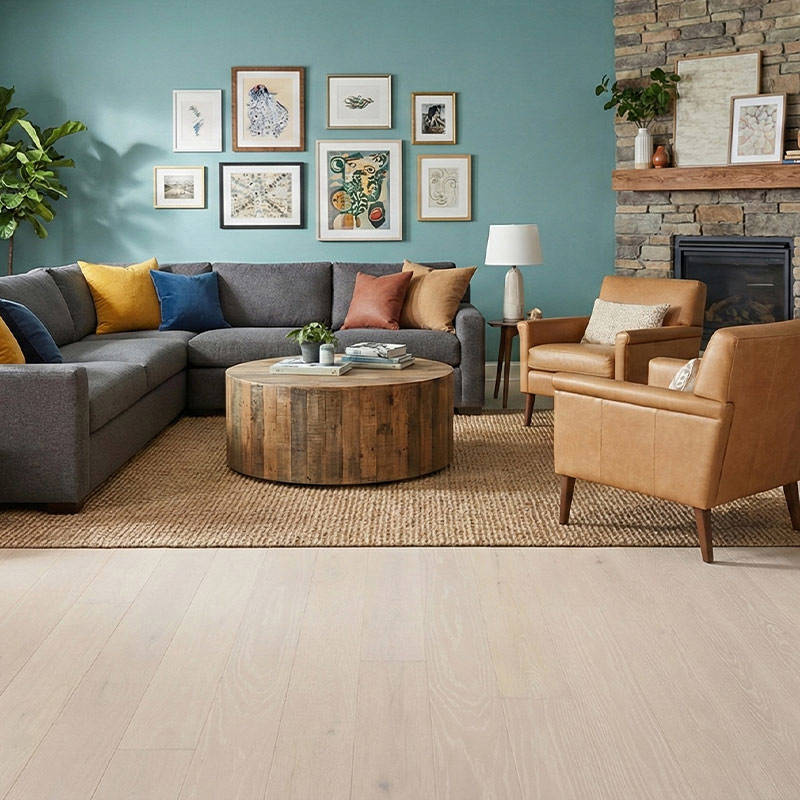 RP Windsor Classic Artic Oak 05 Engineered Wood Flooring Livingroom