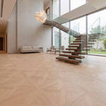 RP Chelsea Square Elegant Wave Honeycomb 13 Parquetry Wood Flooring Villa Foyer
