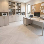 RP Boa Hybrid Herringbone Steel 22 Engineered Wood Flooring Home Office Flooring