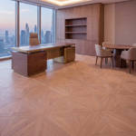 RP Chelsea Square Elegant Wave Cinnamon 21 Home Office Parquetry Wood Flooring