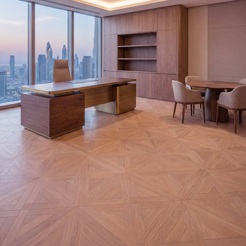 RP Chelsea Square Elegant Wave Cinnamon 21 Home Office Parquetry Wood Flooring