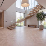 RP Chelsea Square Versailles Tundra Parquetry Wood Flooring Villa Foyer