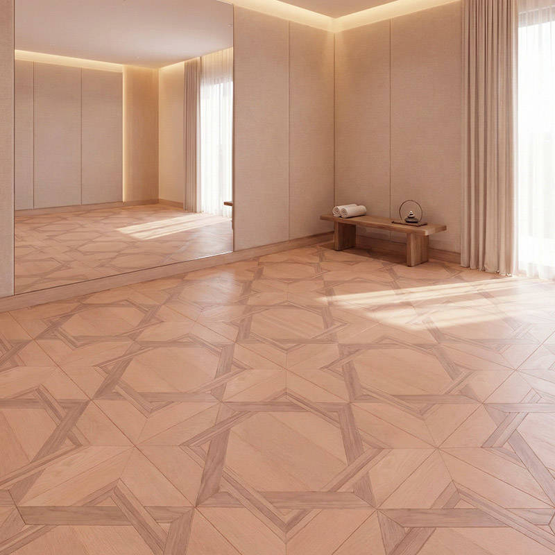 RP Chelsea Square Linear Vogue Cinnamon 21 Empty Room Parquetry Wood Flooring