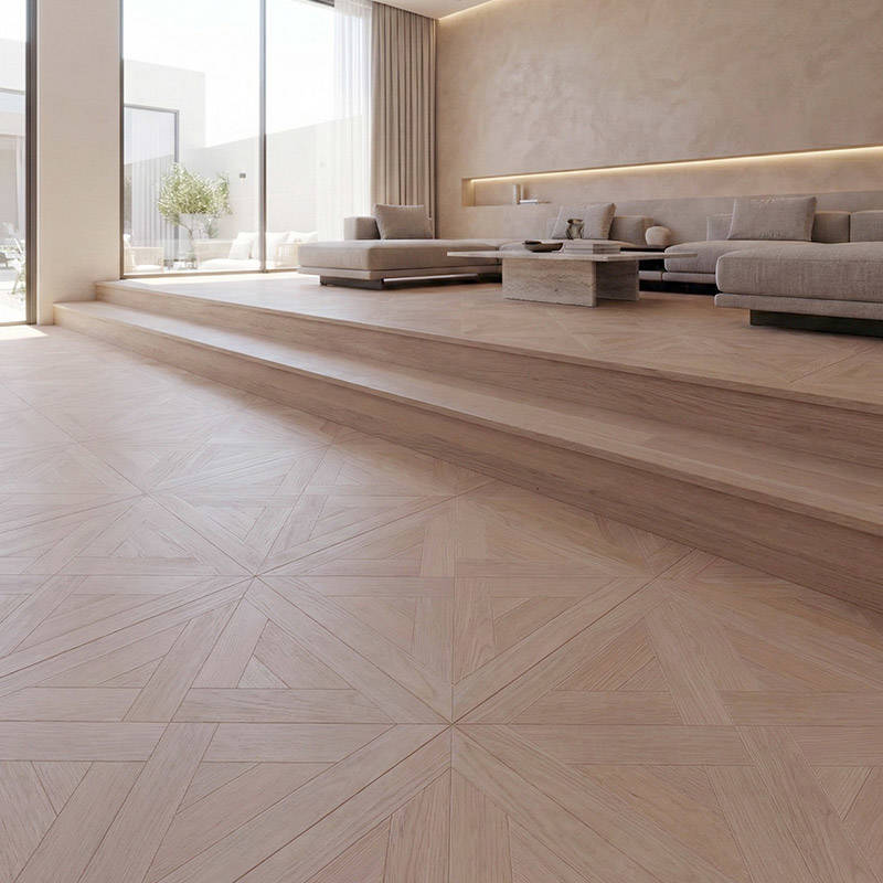 RP Chelsea Square Elegant Wave New England 17 Parquetry Wood Flooring Villa Lounge