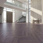 RP Boa Hybrid Herringbone Butterscotch 19 Engineered Wood Flooring Villa Foyer Flooring