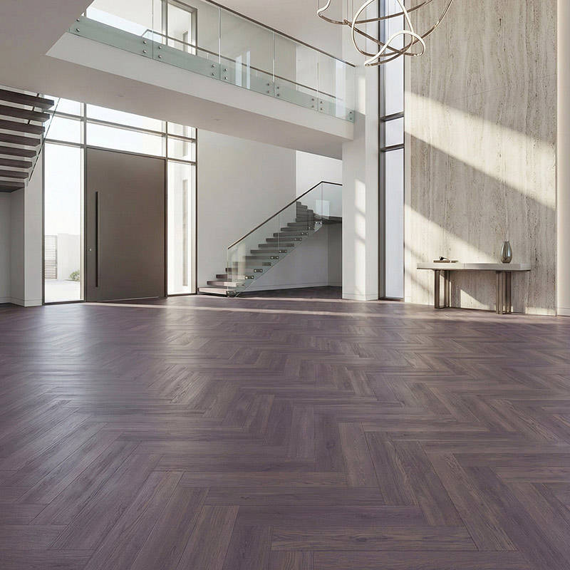 RP Boa Hybrid Herringbone Butterscotch 19 Engineered Wood Flooring Villa Foyer Flooring