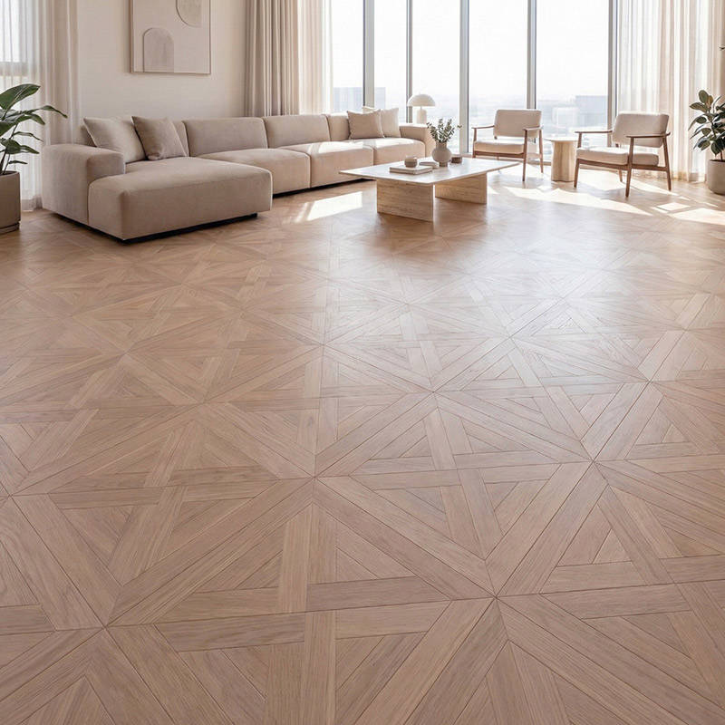 RP Chelsea Square Elegant Wave Cask 16 Livingroom Parquetry Wood Flooring