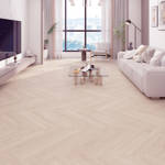 Gerbür Vinyl Click Herringbone GB SIG HRB 06 Saddlewood TV Living Room