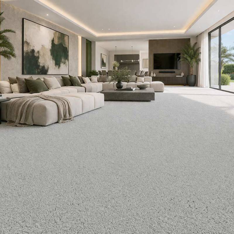 Amaryllis Carpet Tiles CRP BLT AMRS 04 Modern Villa Living Room With Garden View