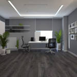 gerbur ultra raven oak laminate flooring in office