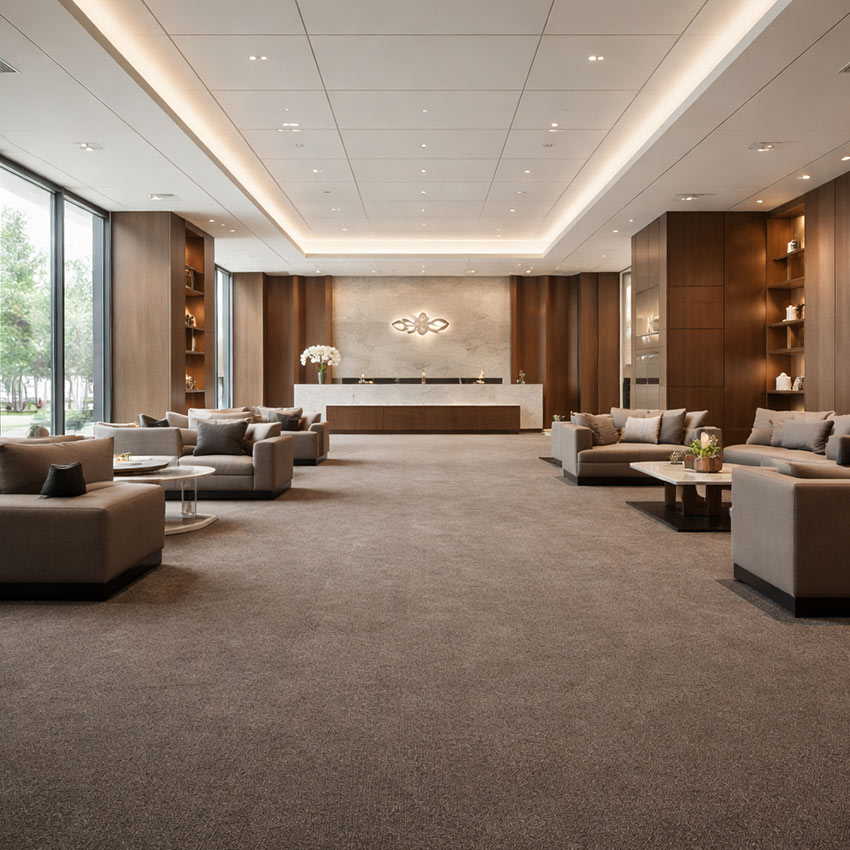 Wall To Wall Carpet Tiles Balta Lily CRP BLT LIL 07 Visitor Reception Hall