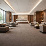 Wall To Wall Carpet Tiles Balta Lily CRP BLT LIL 07 Visitor Reception Hall