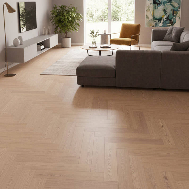 SH Castle Brown 06 Engineered Eternal Herringbone Wood Flooring Livingroom