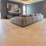 RP Chelsea Square Elegant Wave Honeycomb 13 Parquetry Wood Flooring Livingroom