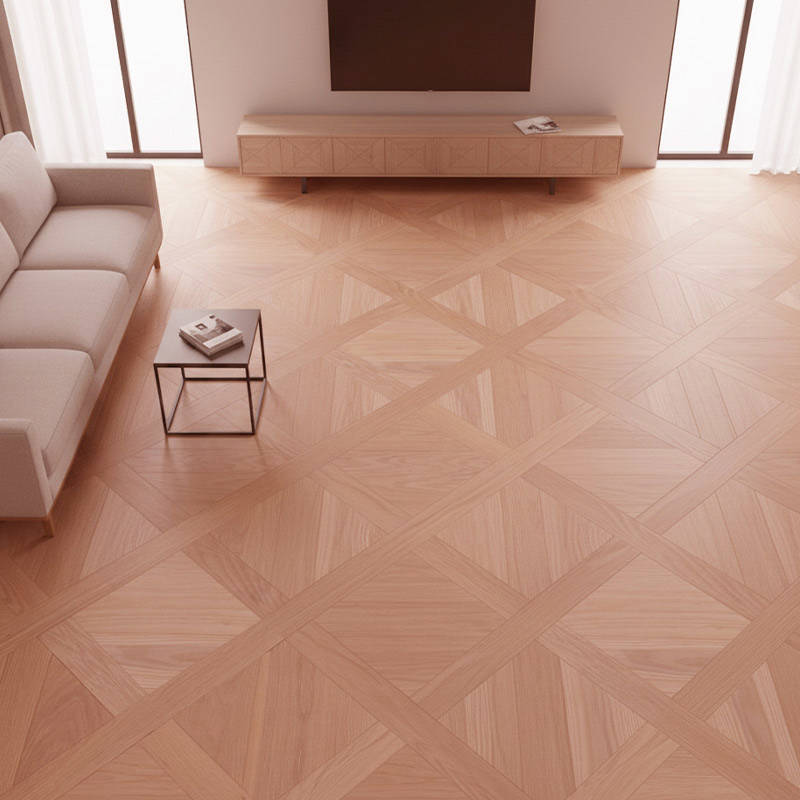 RP Chelsea Square Lush Square Cinnamon 21 Villa Livingroom Parquetry Wood Flooring