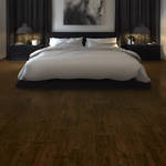 smoked oak gerbur handel laminate flooring in bedroom
