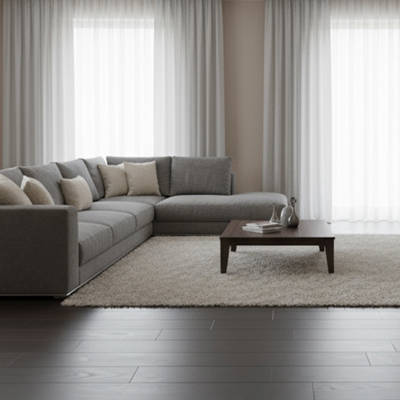 dark brown gerbur wenge laminate flooring in home