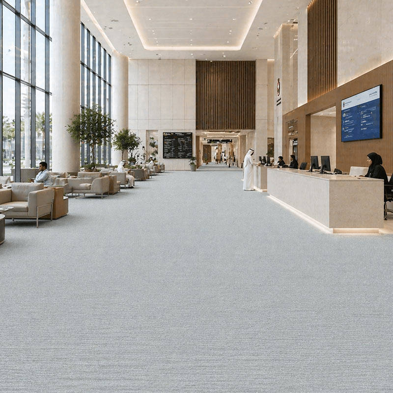 Wall To Wall Carpet Tiles Balta Marilyn CRB BLT MRLN 05 Spacious Modern Lobby