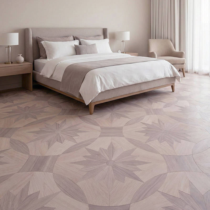 RP Chelsea Square Magnificence Tundra 08 Bedroom Parquetry Wood Flooring