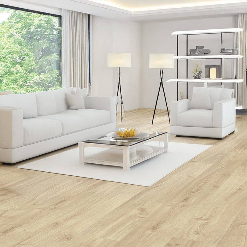 QS Pulse Autumn Oak Light Natural Vinyl Click Flooring Living Room