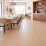 RP Chelsea Square Lush Square Honeycombe 13 Villa Dinningroom Parquetry Wood Flooring