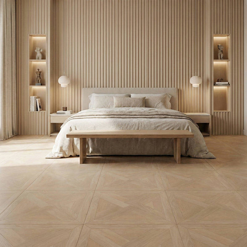 RP Chelsea Square Elegant Wave Tawny 15 Parquetry Wood Flooring Office Bedroom