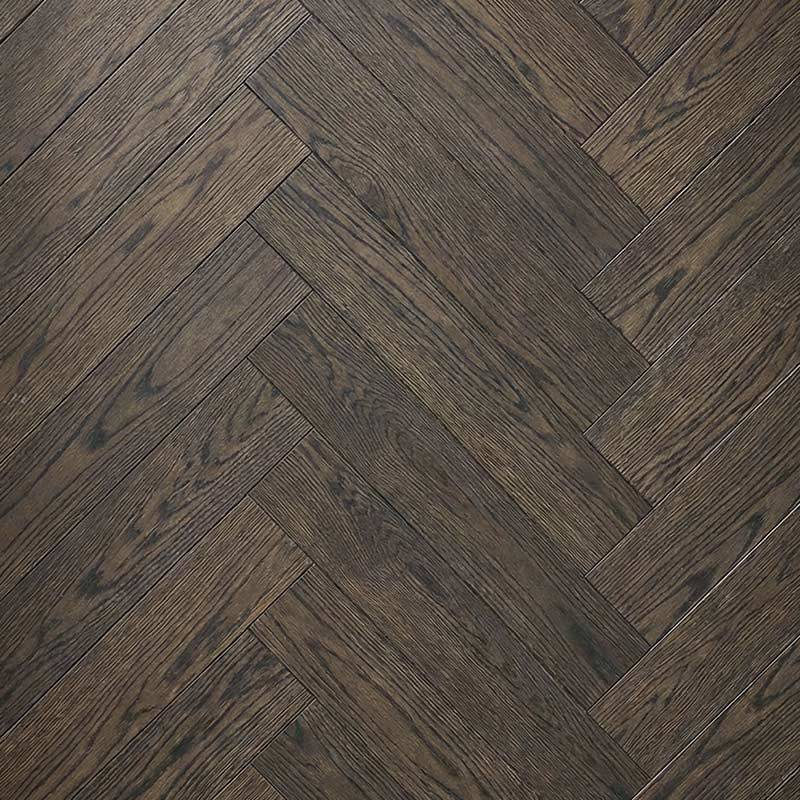 SH Charcoal 10 Engineered Wood Flooring Eternal Herringbone Swatch