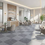british carpet mills hurricane 1 carpet tiles in cafe