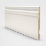 White Foiled Lacqured Victorian Skirting