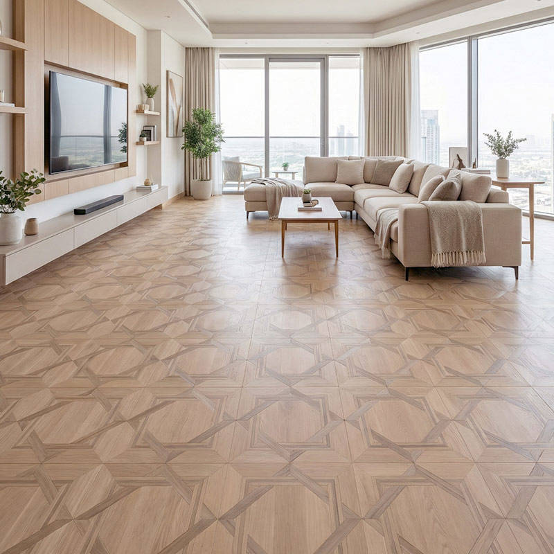 RP Chelsea Square Linear Vogue Cedarstone 11 Majlis Parquetry Wood Flooring