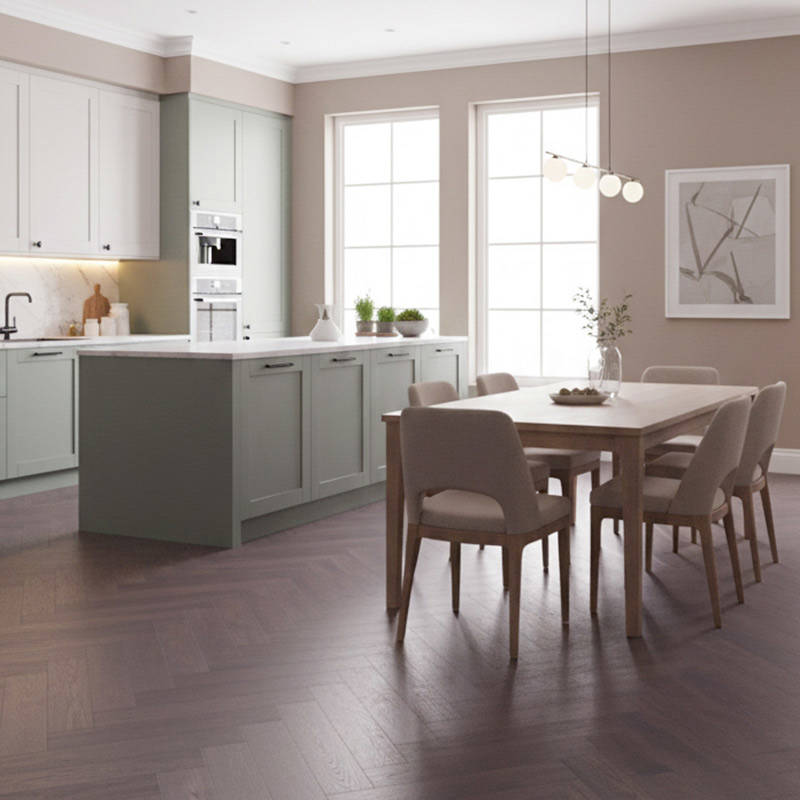 RP Herringbone Butterscotch 19 Engineered Wood Flooring Kitchen
