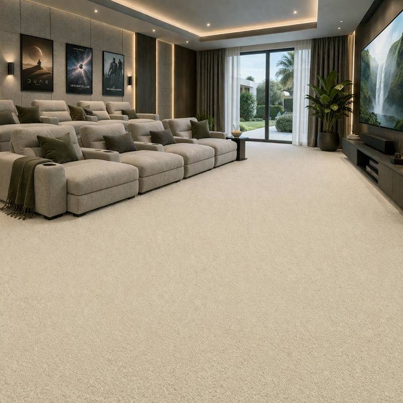 Amaryllis Carpet Tiles CRP BLT AMRS 01 Modern Luxury Home Theater Room