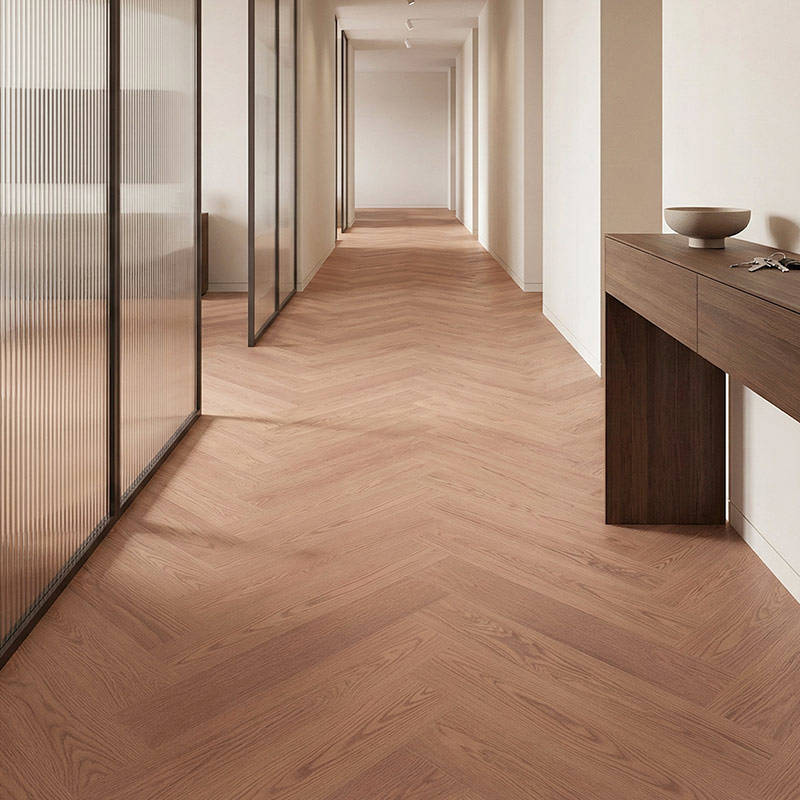 RP Boa Hybrid Herringbone Cinnamon 21 Engineered Wood Flooring Hallway Flooring