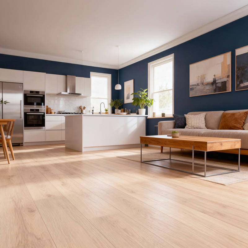 royal parquet oxford classic nordic dirftwood engineered wood flooring in kitchen