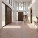 RP Boa Hybrid Herringbone Engineered Wood Flooring Villa Entrance Engineered Wood Flooring
