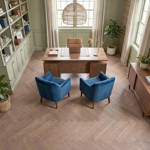 SH Castle Chocolate 07 Engineered Wood Flooring Eternal Herringbone Office Flooring