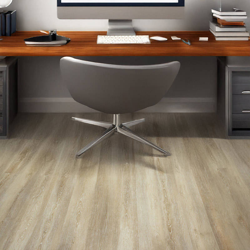 spc engage gerbur oak limed stone plastic composite floor in home office