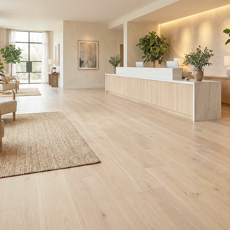 RP Windsor Clasic Frosted Oak 01 Engineered Wood Flooring Reception