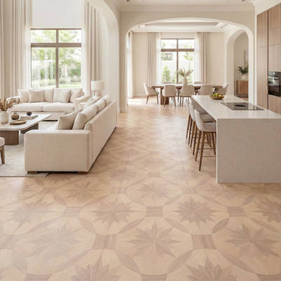 RP Chelsea Square Magnificence Dawn 09 Villa Dinning Kitchen Parquetry Wood Flooring