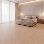 RP Chelsea Square Elegant Wave Cedarstone 11 Parquetry Wood Flooring Bedroom