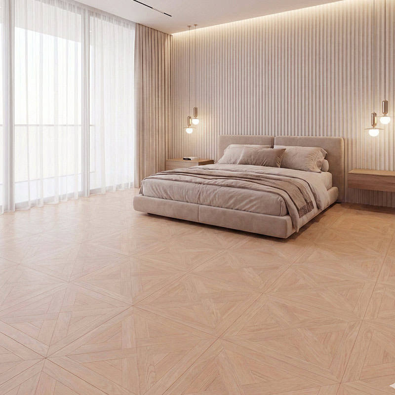 RP Chelsea Square Elegant Wave Cedarstone 11 Parquetry Wood Flooring Bedroom
