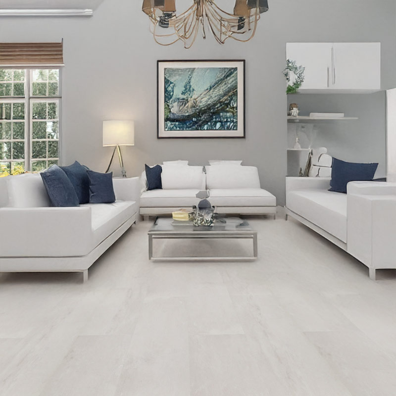 berry alloc pure tiles urban stone light greige vinyl click tiles in living room
