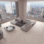 Gerbür Vinyl Click Herringbone Signature GB SIG HRB 01 Vanilla Haze Living Room Flooring
