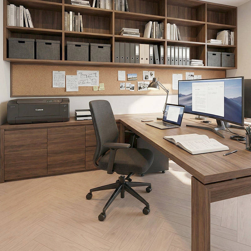 RP Boa Hybrid Herringbone Cedarstone 11 Engineered Wood Flooring Home Office