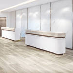 berry alloc pure planks lime oak vinyl click plank in reception