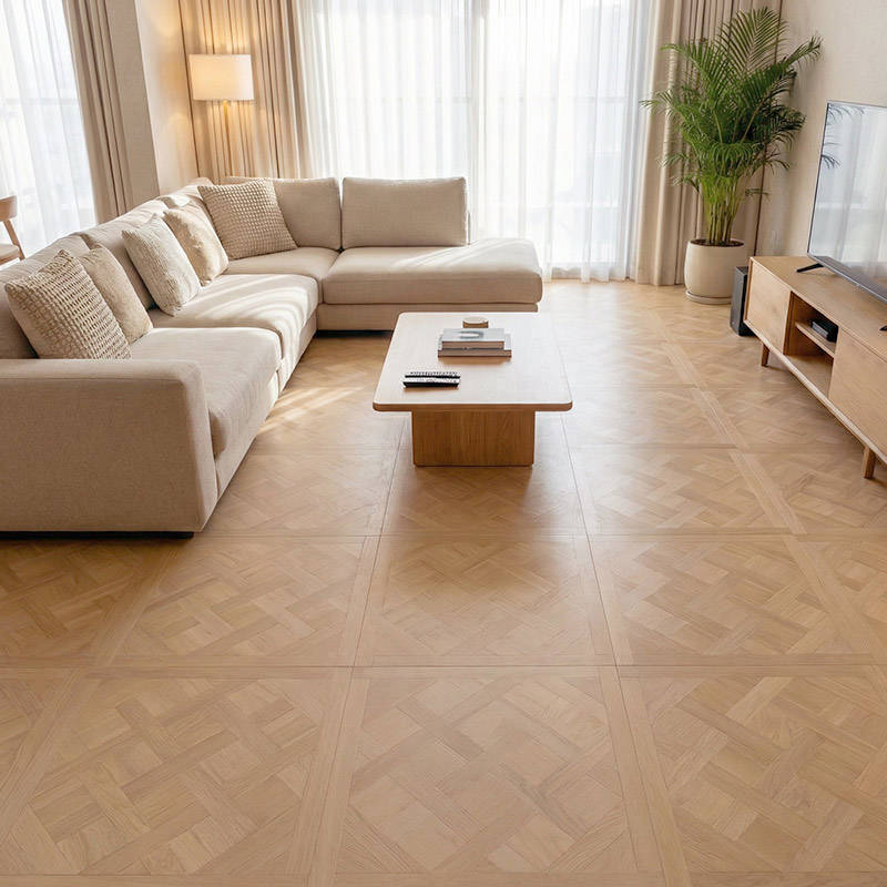 RP Chelsea Square Versailles Butterscotch 19 Parquetry Wood Flooring Living Room