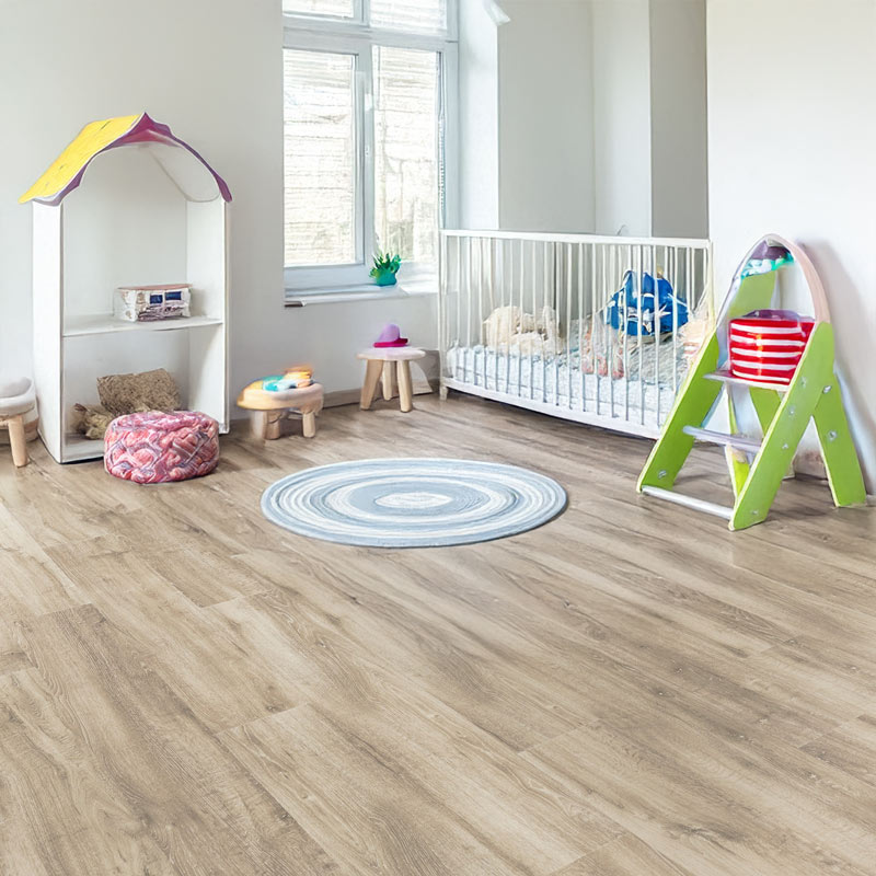 berry alloc pure planks lime oak vinyl click plank in kid's play room